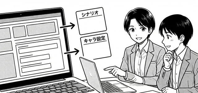 シナリオ作成のイメージ