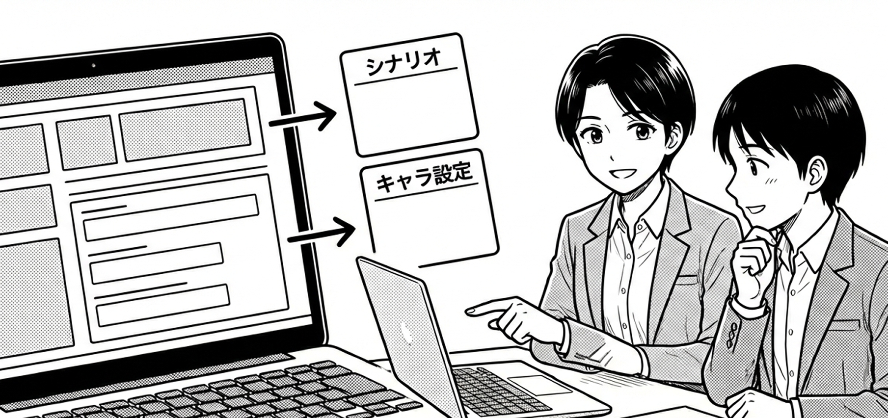 シナリオ作成のイメージ